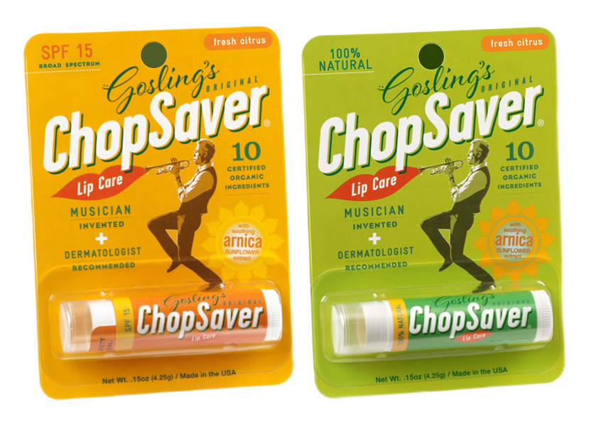 ChopSaver ChopSaver Gold with SPF Lip Balm for Musicians 750123
