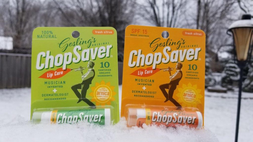 ChopSaver Lip Care in cold winter weather